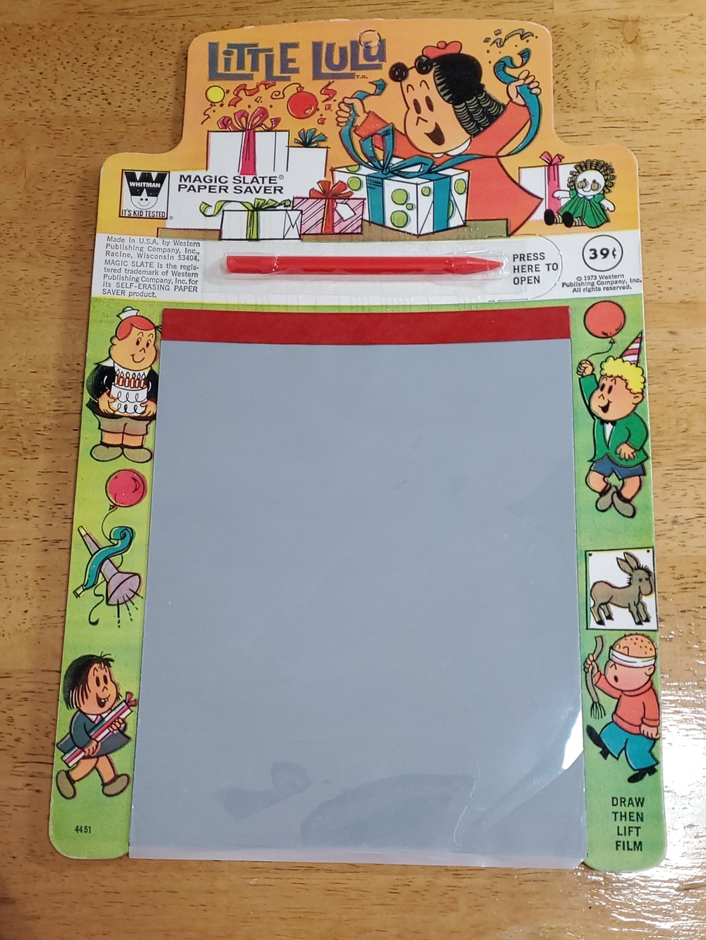 Vintage Magic Slate Paper Saver - Gray